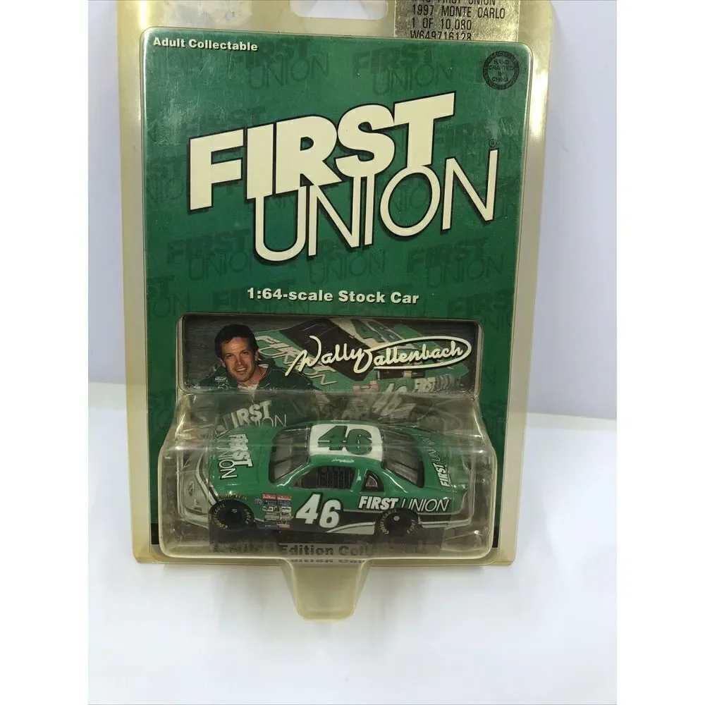 1997 Action Wally Dallenbach First Union 1/64 Scale Stock Car. Limited Edition